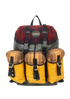 GG Off The Grid Backpack, £850, Handbags, Red/Yellow, Canvas, Front view
